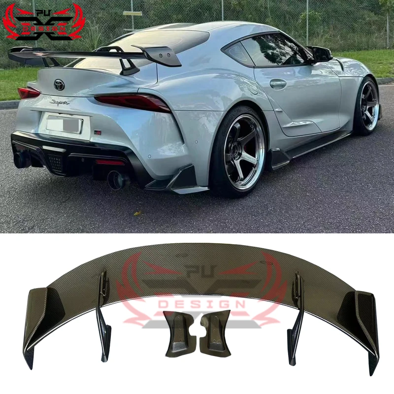 

ADR Style Dry Carbon Fiber Supra A90 Swan Neck Spoiler for Toyota Supra GR MK5 A90 A91 Trunk Spoiler Splitter Body Kit