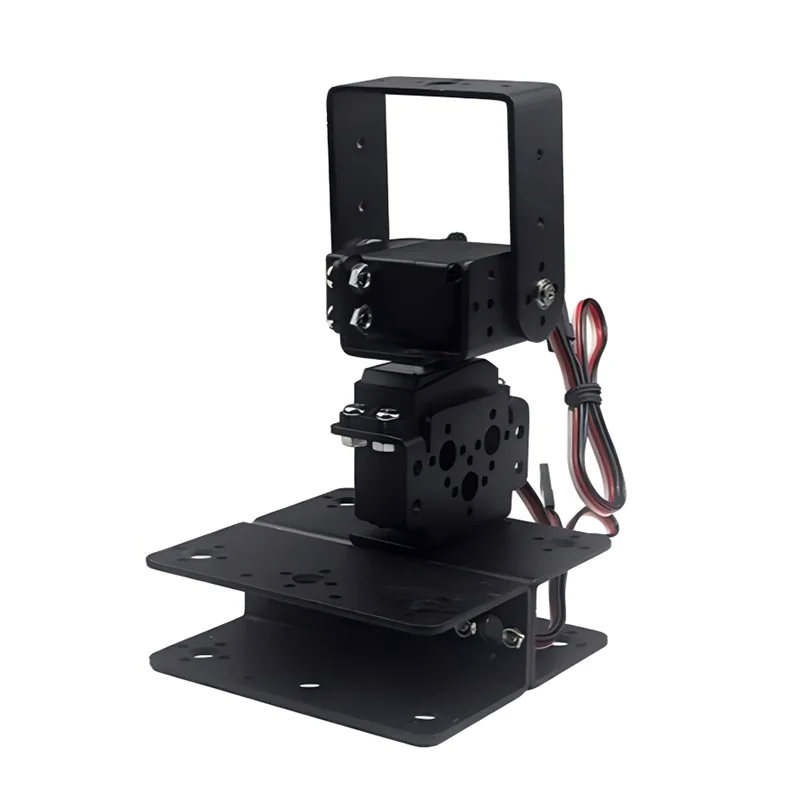 

MG996 Black 2 Dof Rotating Base Robot Manipulator Metal Alloy Mechanical Gimbal For Arduino Robot DIY Kit Programmable Platform