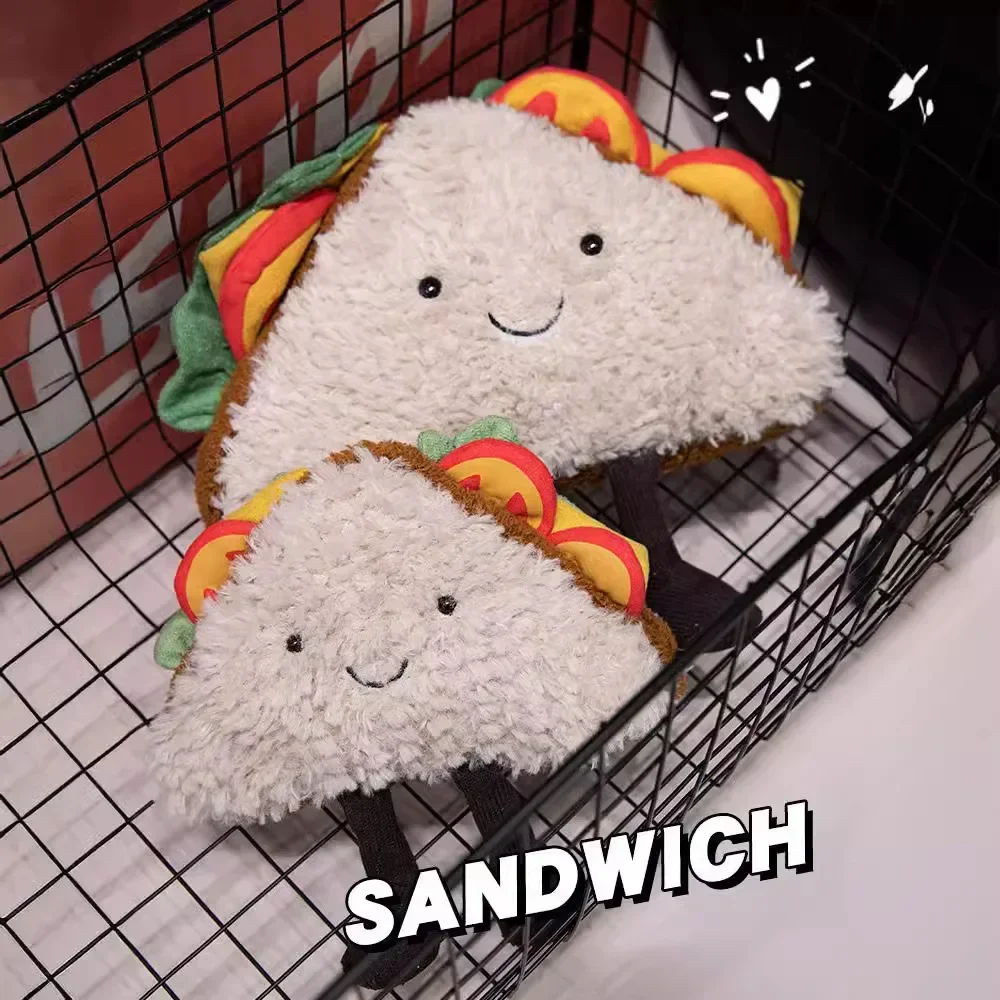 Fun Sandwich Cross-Border Cute Doll Soothing Plush Toys Gift Kids Girls Holiday Fun Stuffed Dolls