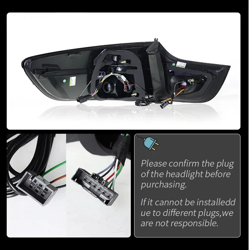 Car Rear Taillight For BMW X6 E71 2008-2014 Upgrade Modified to New DRL Dynamic Turn Signal LED Taillight Accessories