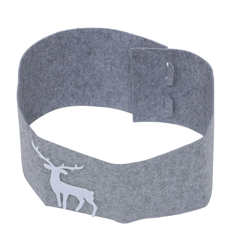 

Adorable Elk Pattern Christmas Skirt Xmas Tree Mat Decorative Cover Home Party Festival Decoration Tree Bottom Apron