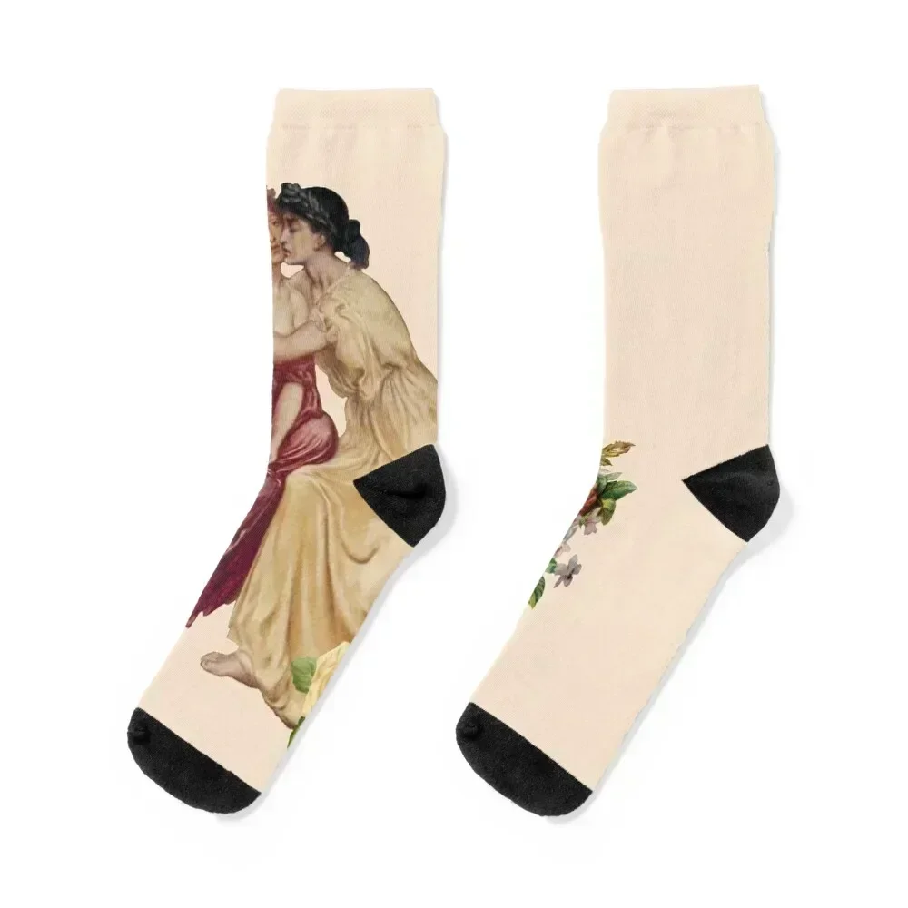 

Sappho And Her Friend Socks christmas gift christmas stocking gym Ladies Socks Men's