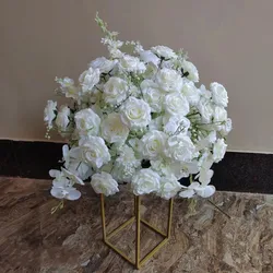 Wedding Props Artificial Flower Wedding Decoration Arch Arrangement Babybreath Rose Runner Flower Row Road Leading Flower Ball