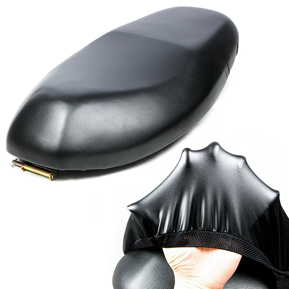 

Electric vehicle seat cushion cover sun protection and waterproof increase elastic leather to store rainproof seat cushion