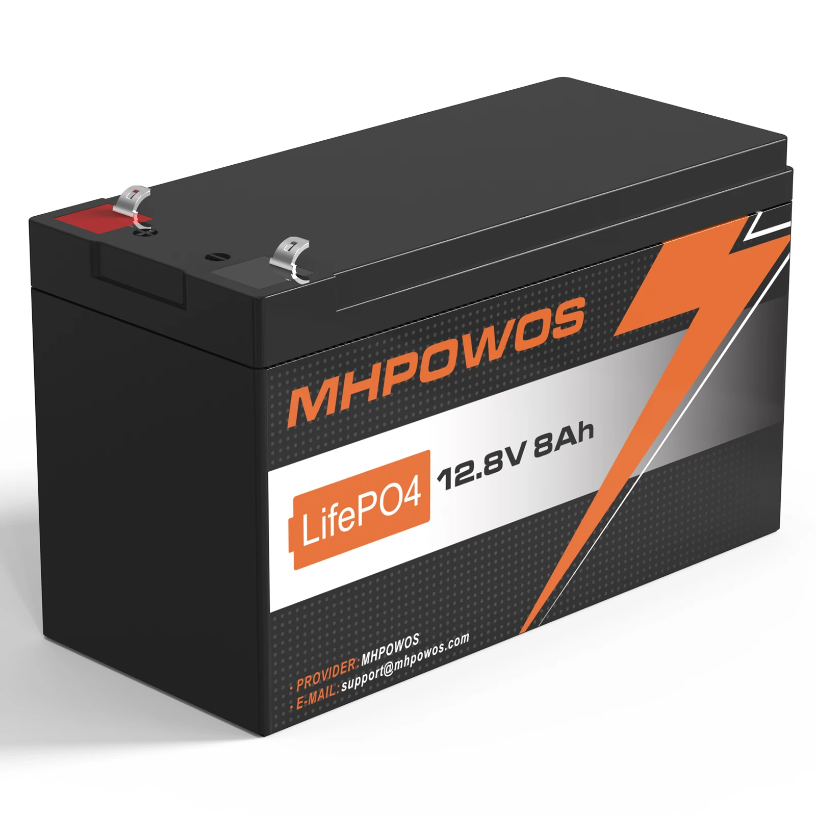 

MHPOWOS 12V 8Ah LiFePO4 Battery, Lithium Batteries 12V with 8A BMS, 2000+ Deep Cycle Lithium Iron Phosphate Rechargeable Battery