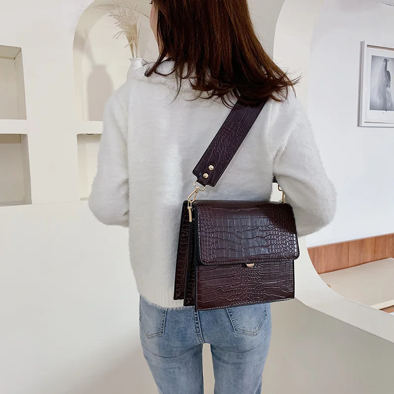 Luksusowe torebki ze skóry Pu damskie małe torby na ramię w stylu Retro projektant torebki damskie wysokiej jakości torby Crossbody dla kobiet