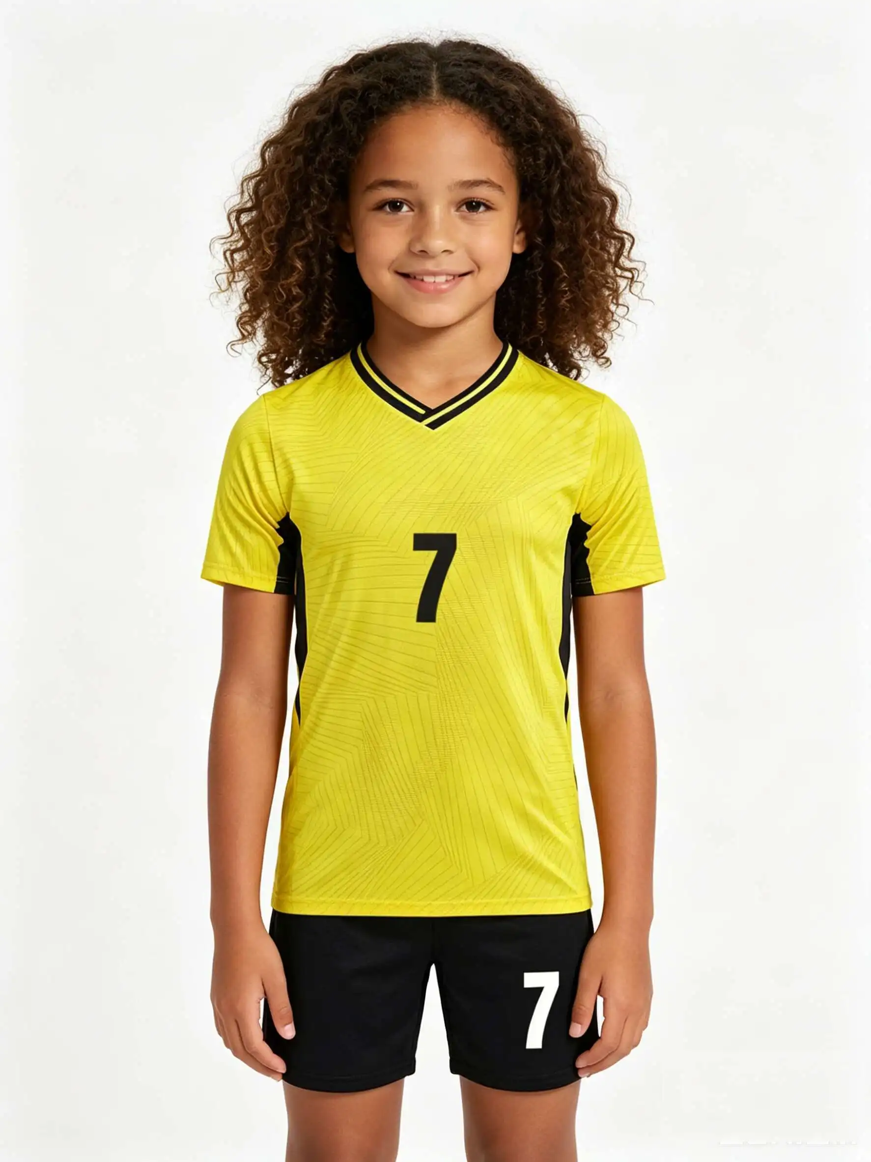 New 26/27 Unisex Blank Soccer 2‑Piece Set, Kids Adults Parent‑Child Kit, Custom No.1 7 8 9 10 for School Outdoor Team Sports