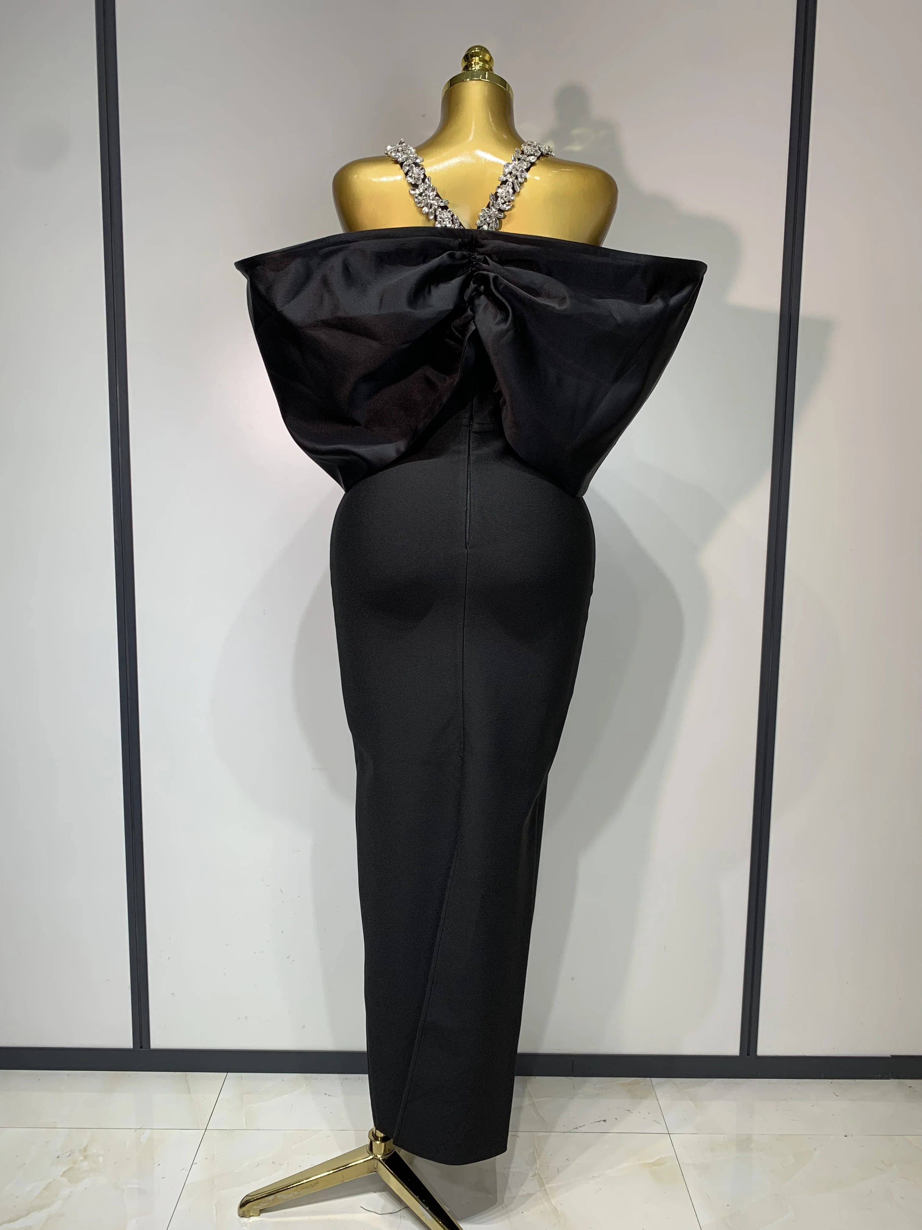 billie black dress Mini – Sozy Size:60 Long sept-sale-2025-dropship Maxi Dress Black Dress
