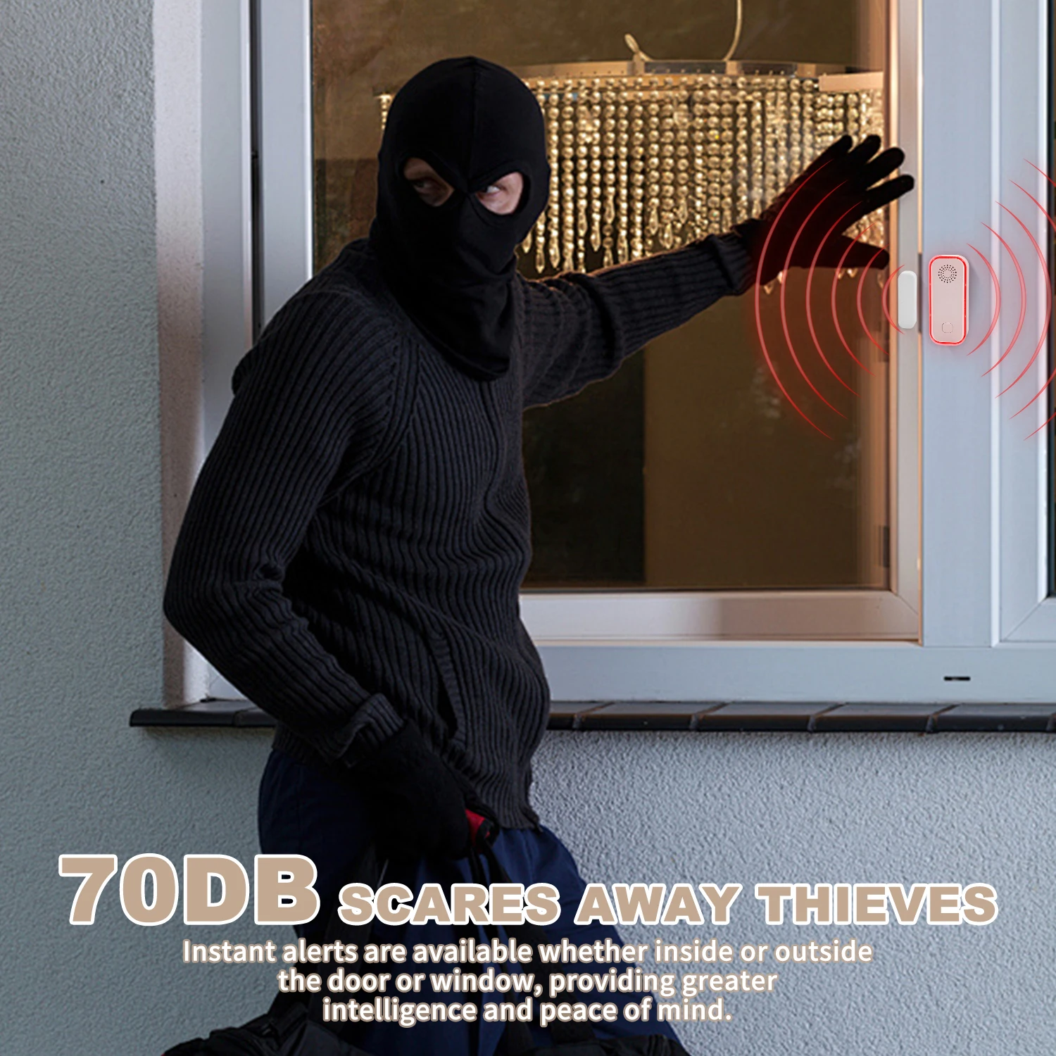 Tuya Sensor WiFi Tür/Fenster Alarm Smart Leben Fernbedienung Vibration Alarm Home Automation Sicherheit Schutz