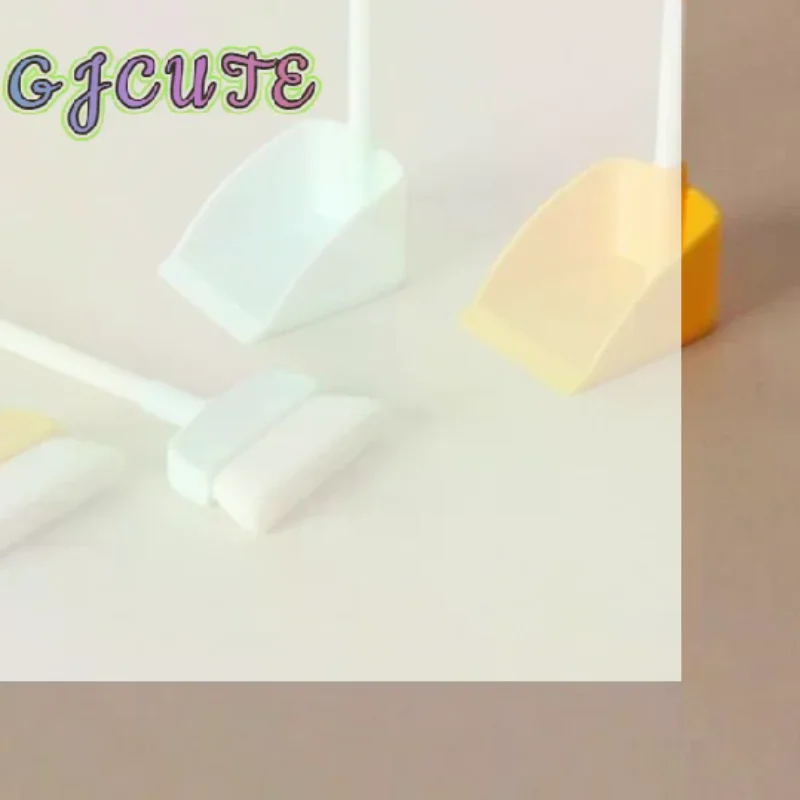 

/GJ/1/5 Sets Doll Home Cleaning Tools Decor Toy 1:12 Dollhouse Miniature Brush Dustpan Kit Micro Life Scene Decoration Props