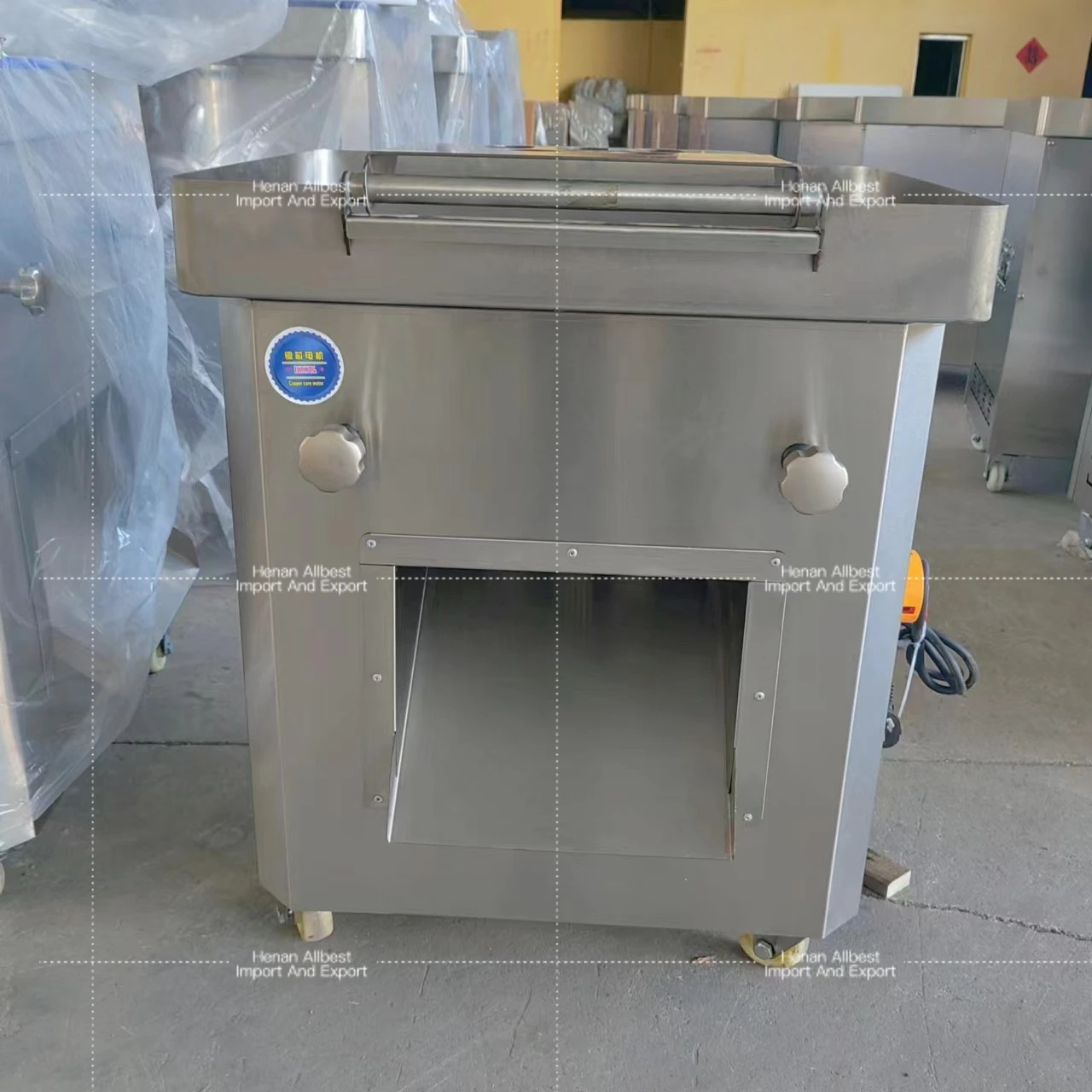 Meat Lamb Shoulder Square Slicer Steel Metal Grinder Efficient Meat Product Making  Meat Cutter