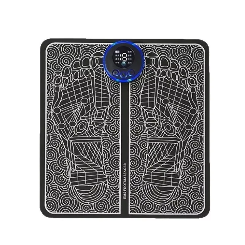 8 Modes of Foot Cycle Massager, USB Rechargeable Leg Muscle Stimulator, Remote Control for Relaxing Feet and Leg Massage Pads