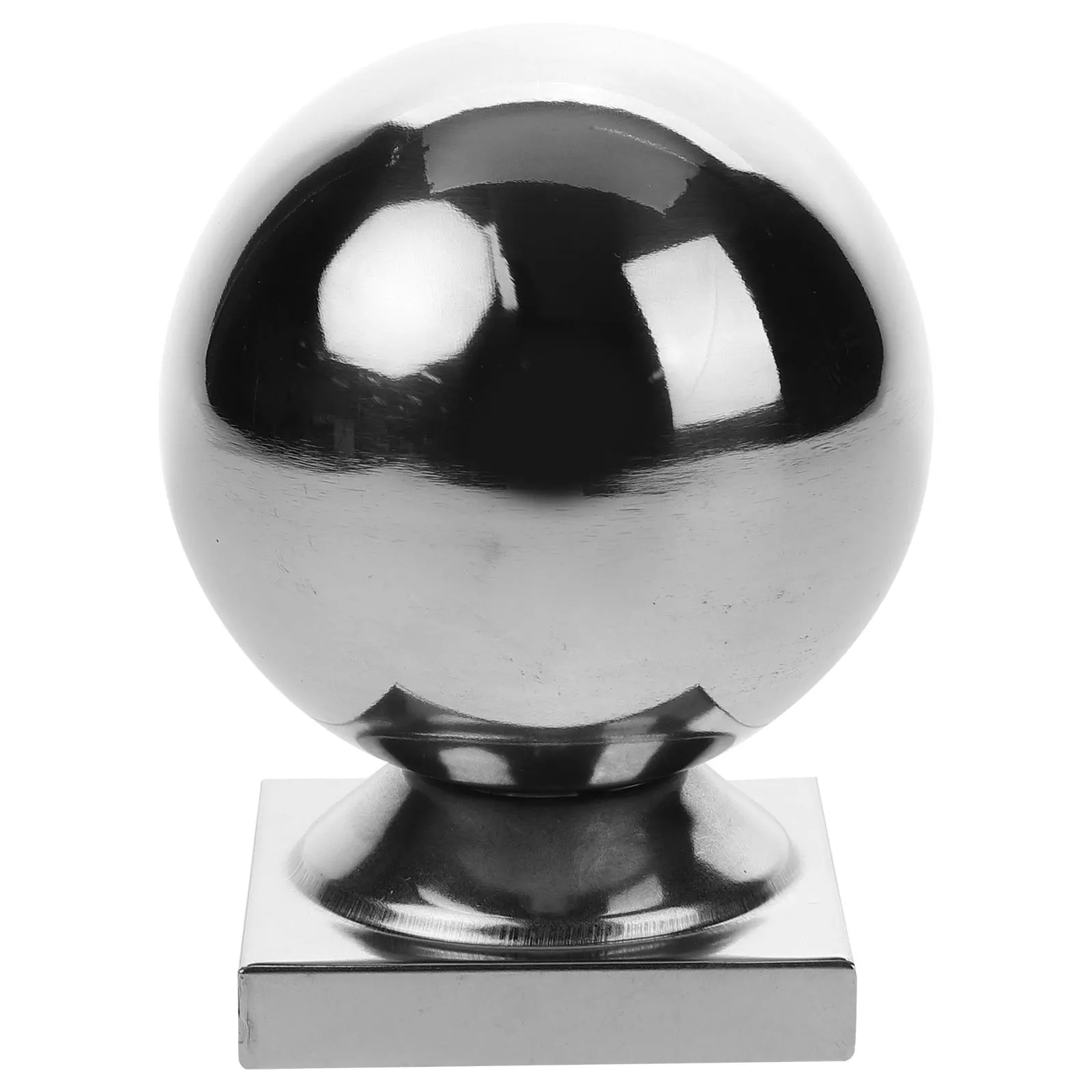 

Stainless Steel Ball Handrail Finial Decorative Fence Post Cap For Gate Stair Railing Outdoor Guardrail Replacement