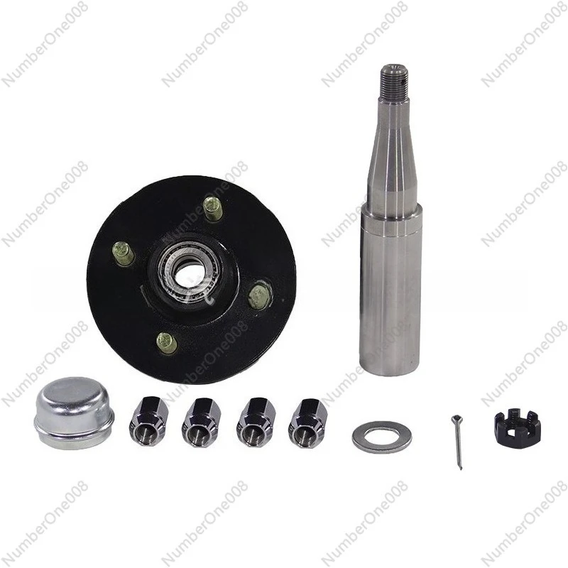 

4-Hole 3500 lbs Hub Axle Assembly for Trailer, RV Trailer Hub, Hubber Head Axle with Good Price 140AFSR