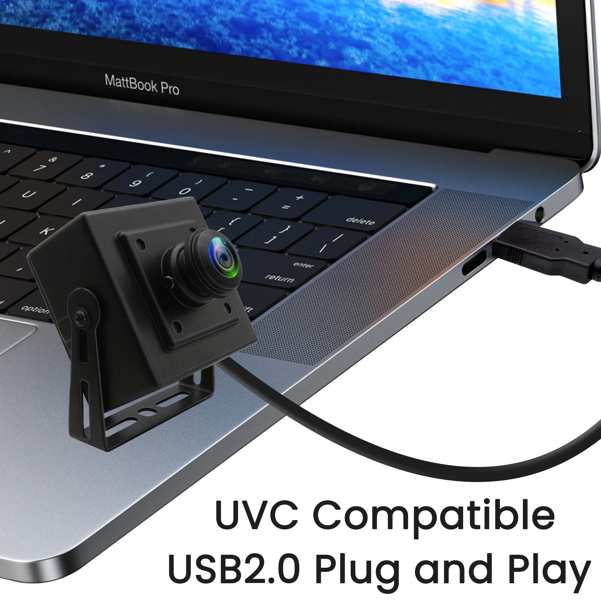 ELP 2MP Fisheye USB Camera High Speed 1080P@60FPS 720P@120FPS 360P@260FPS Webcam Wide Angle OV4689 Mini Camera For Golf Swing