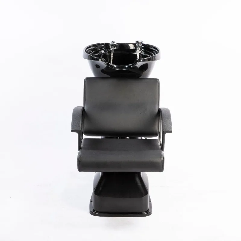 Salon semi-reclining hair treatment shampoo bed barber shop shampoo chair foreign trade hair salon hair massage flush bed