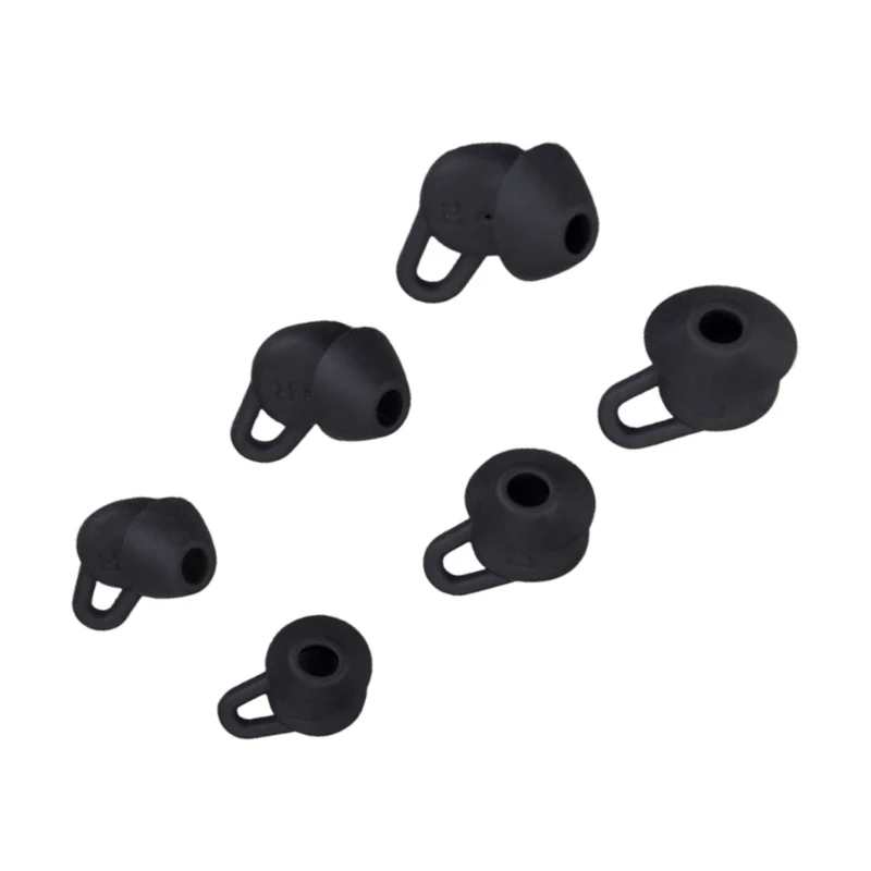 シリコン製イヤフォンチップ 快適 Freelace 2 ヘッドフォンに適し、ノイズアイソレーション付き 3 サイズ 長時間使用耐久性