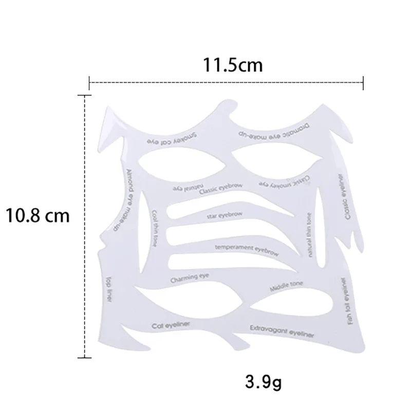 استنسل المكياج السريع، قوالب تحديد العيون، أداة مكياج للمبتدئين، وسادات استنسل لظلال العيون، قالب تحديد العيون