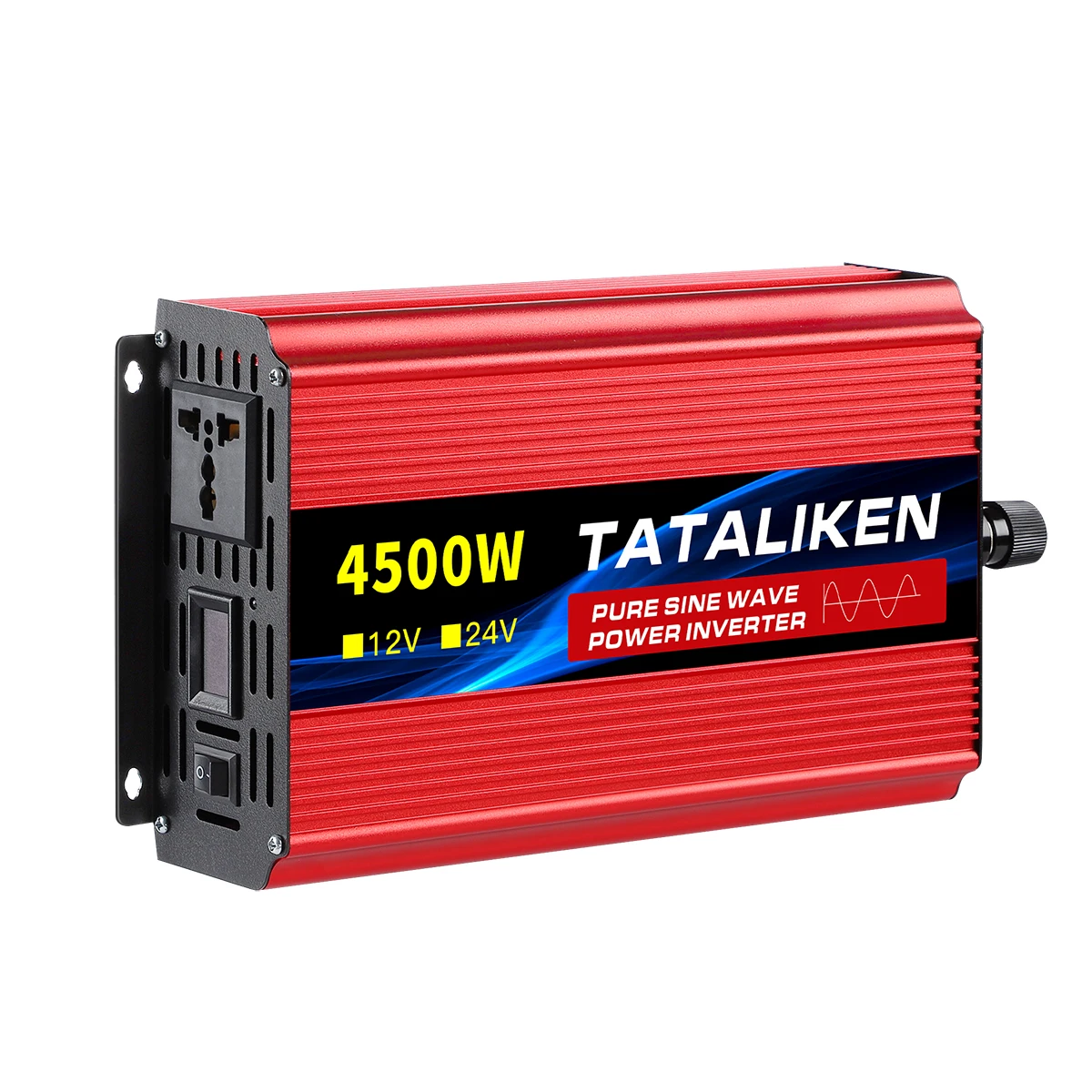 High Power 220V 72V 50HZ Pure Sine Wave 4500W 5000W 6000W Converter Car Solar Transformer Inverter with LED