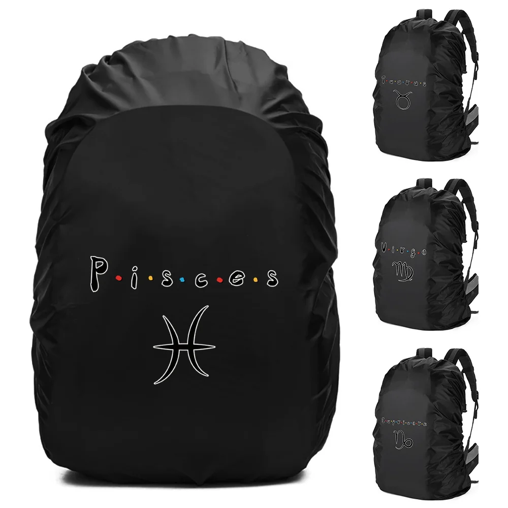 20-70L Backpack Cover Portable Backpack Cover Constellation Pattern Climbing Camping Hiking Accessories Foldable Backpack Cover
