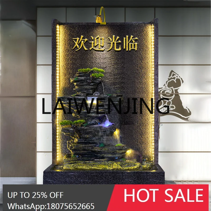 LYY Water Curtain Wall Artificial Mountain and Fountain Decorations Courtyard Pool Landscape Floor
