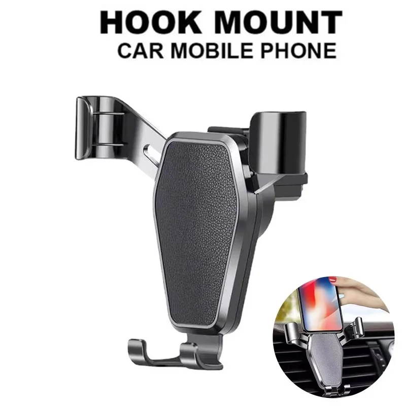 Automatic Gravity Car Phone Holder Stand Air Vent Clip Mount GPS Navigation Bracket For iPhone Xiaomi Huawei Vehicle Interior