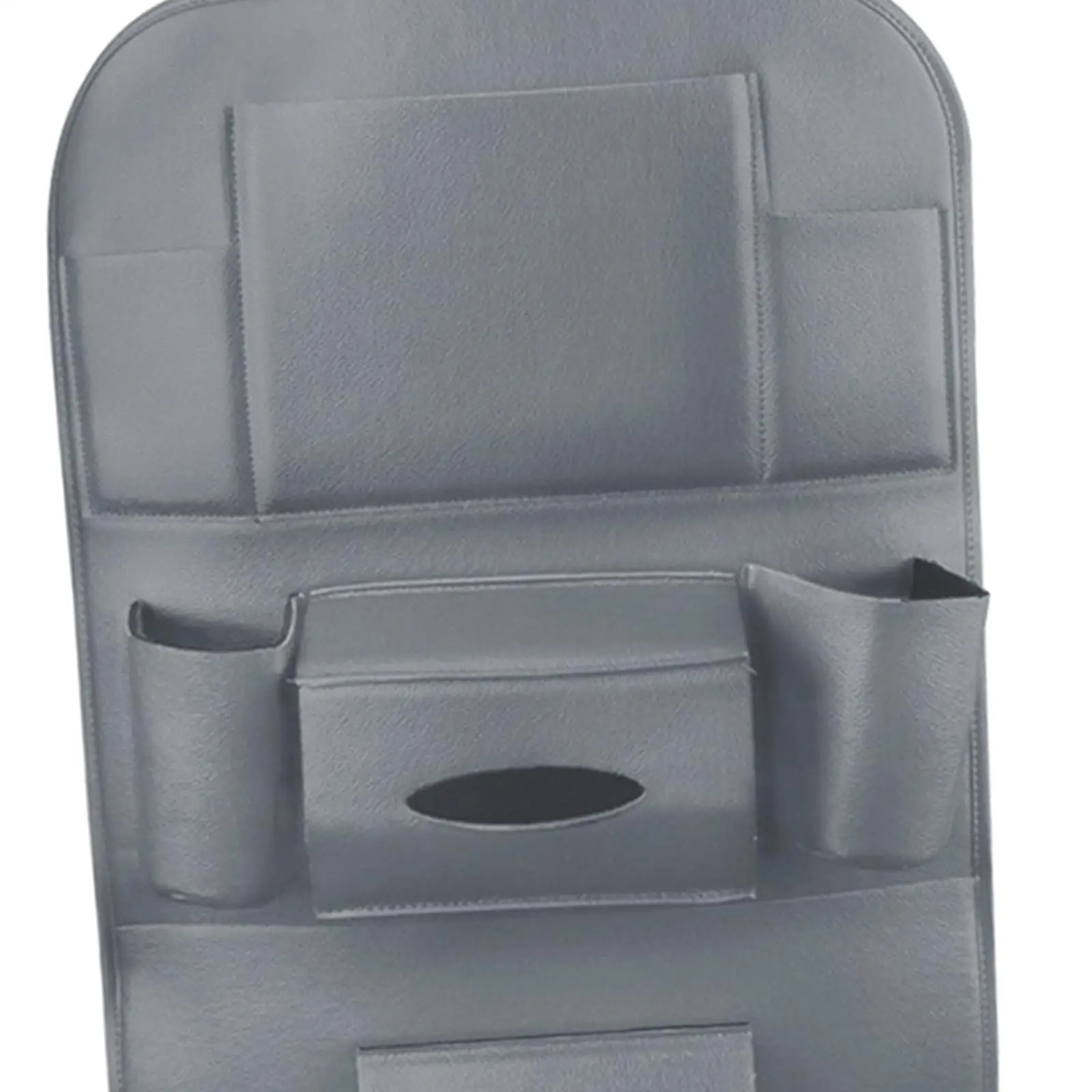 Organizador traseiro do assento Couro PU Caixa de tecido à prova d'água Suporte para guarda-chuva de armazenamento