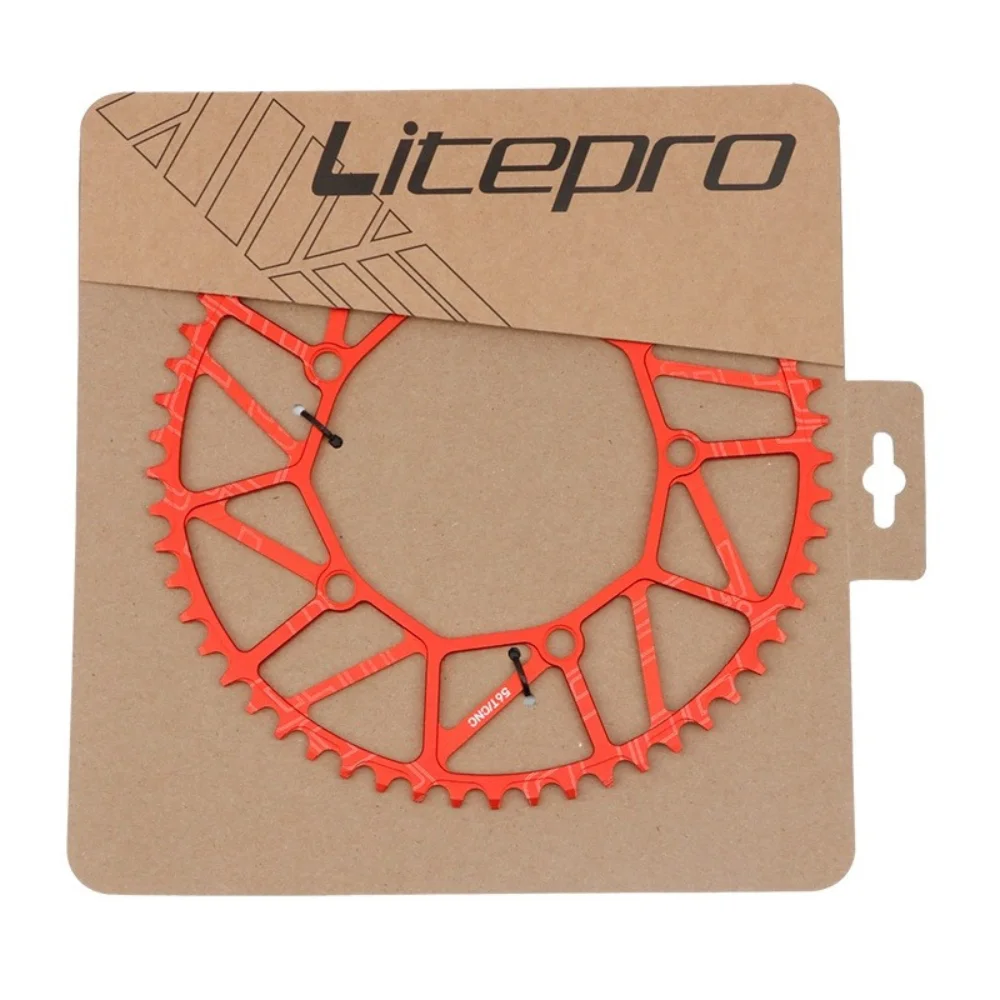 LITEPRO Bicycle Round Disk 130BCD Five Holes Bicycle Disk Narrow and Wide Teeth Disk Suitable for 130 Bcd Five-Claw Crank