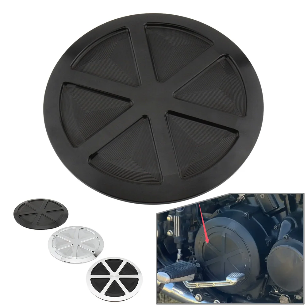 1Pcs Motorcycle Right Side Clutch Cover Engine Decorative Cover Aluminum For Yamaha VMax V-Max 1200 1985-2007
