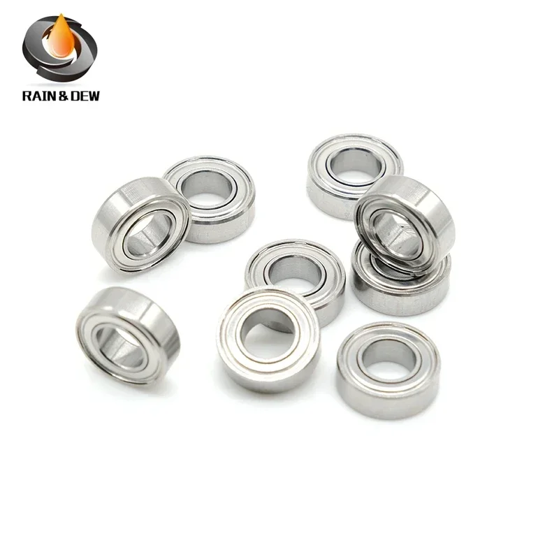 10pcs/Lot ABEC-5 MR125ZZ MR125Z MR125-2Z MR125 ZZ L-1250ZZ 5x12x4 mm Metal seal Miniature High quality Deep Groove Ball Bearing