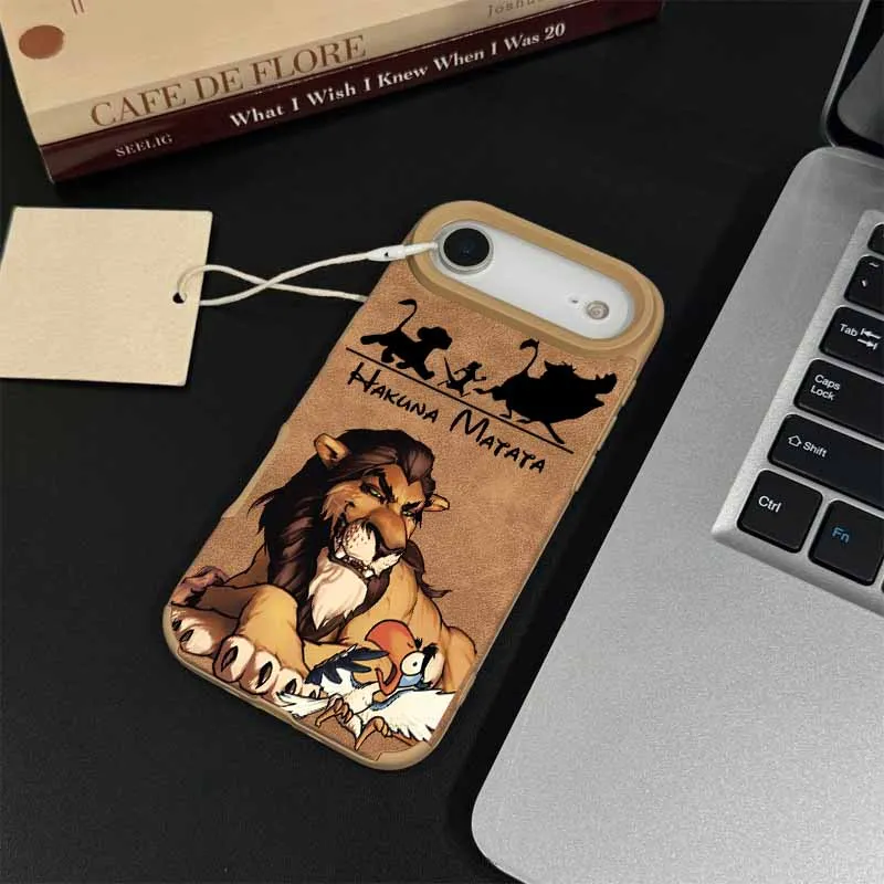 The Lion King Anime For Apple iPhone 17 16 15 14 13 12 11 Plus Pro Max Eyes Large Pore Skin Patch Cover Soft Silicone Phone Case view 6