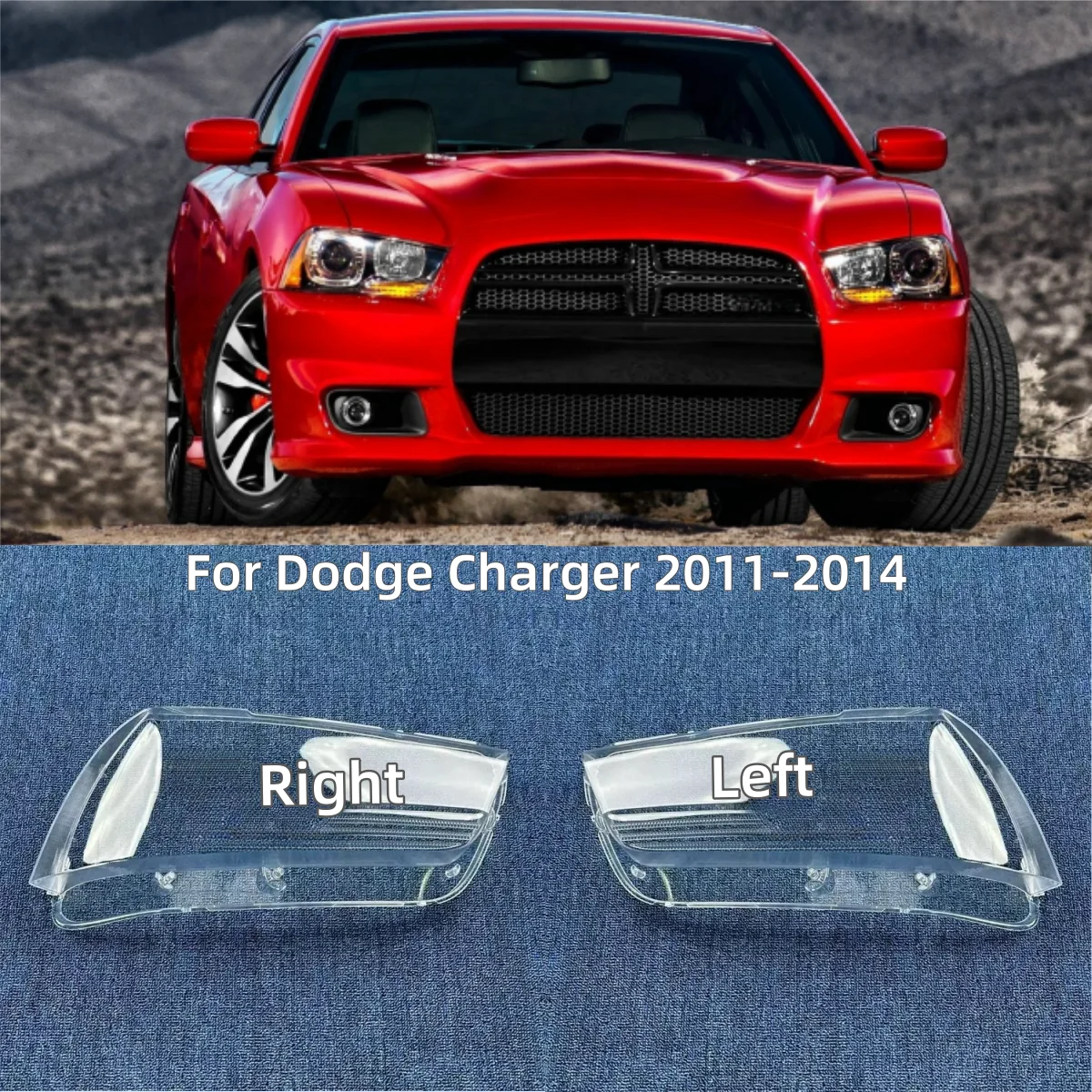 

For Dodge Charger 2011 2012 2013 2014 Car Headlamp Lens Car Accessories Car Headlight cover Headlamp Lens Auto Shell Cover