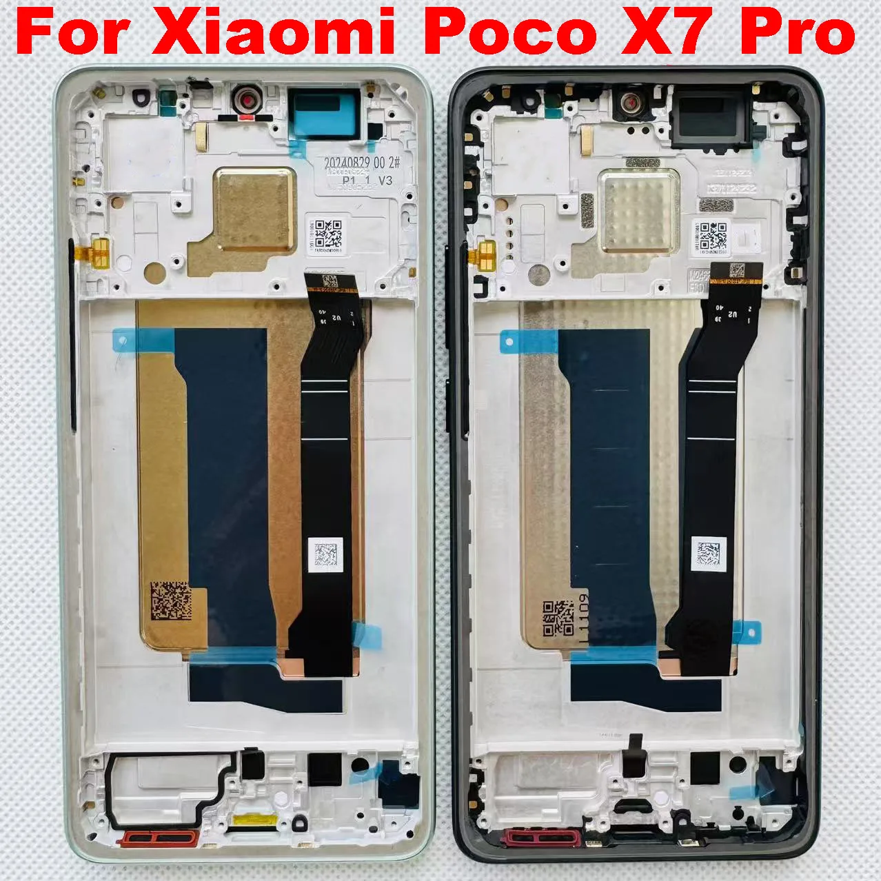 

6,67 ''Amoled оригинальный 120 Гц для Xiaomi Poco X7 Pro 5G 2412DPC0AG 2412DPC0AI ЖК-дисплей рамка сенсорный экран дигитайзер части