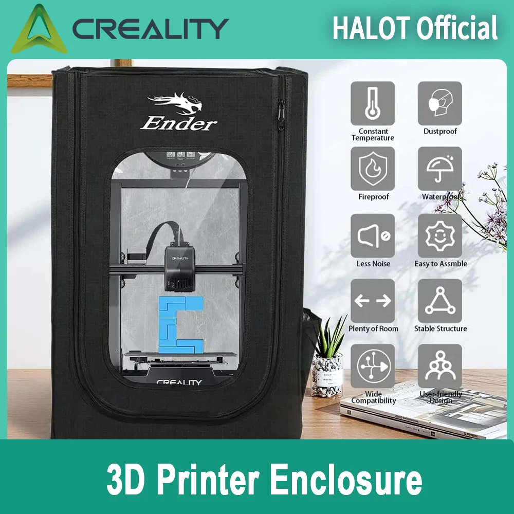 CREALITY 3D Printer Enclosure For Ender-3 Ender-3 Neo Ender-3 V2 Safe Quick Easy Installation 3D Printer Enclosure 48*60*72cm