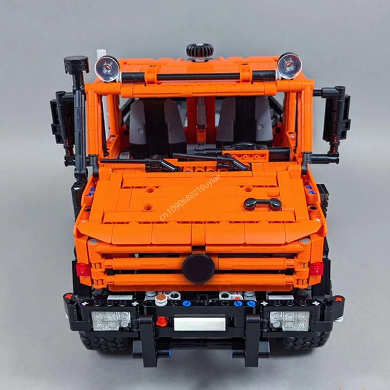 2789pcs Moc High-tech 500 PROFESSIONAL Line Bricks 42177 Unimog 437 Snow Plow Car Building Blocks for Adults Toys Christmas Gift