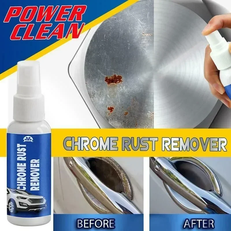 Multi Purpose Rust Remover Spray Car Maintenance Instant Remover Spray Vehicle Chrome Rust Remover Car Rust Remover