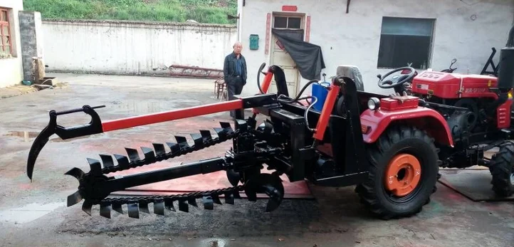 Trenching Machines Custom Efficient Soil 48-inch Max Depth Trencher for Skid Steer Operations Popular Farm Machines