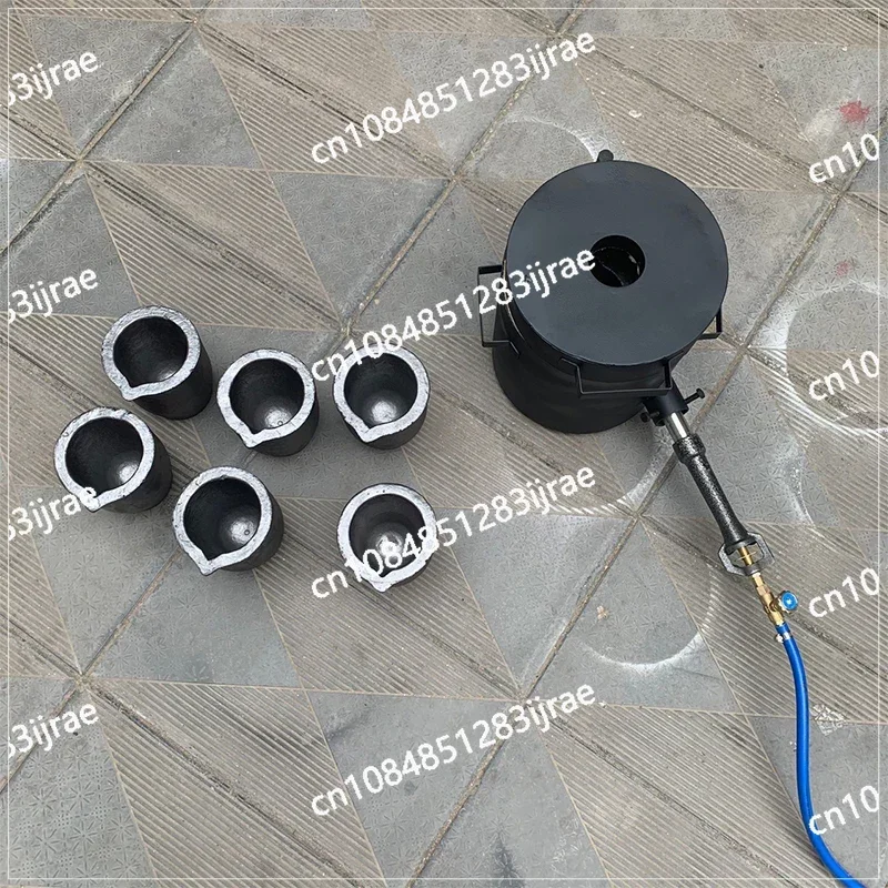 Melting Furnace Kit Propane Graphite Crucible Tongs 1300°C Casting Refining Smelting Precious Metals Gold Silver Tin Aluminum image 6