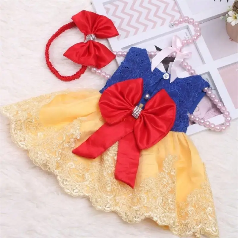 96GC الرضع التصوير الزي الأميرة زي القوس عقال فوتوستوديو الدعائم دعوى طفل صور زي الوليد دش هدية