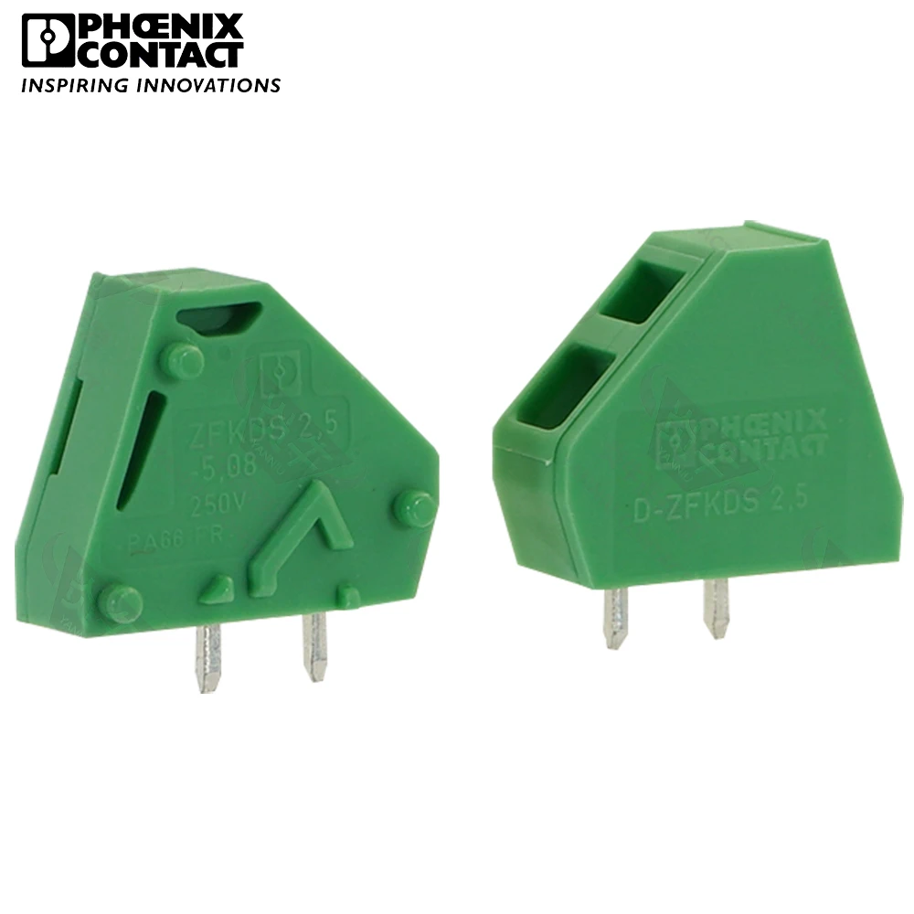 5.08mm Original Genuine Phoenix Contact Connector PCB Pull-back Spring Terminal Block 1 Pin ZFKDSA 2.5 6.08 R 1905010 24A 400V