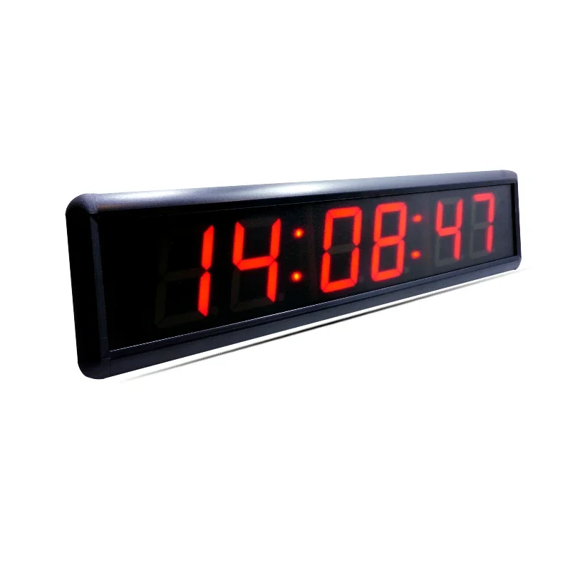 2.3-inch 6-digit newly designed digital display countdown timer led interval digital wall clock with remote control