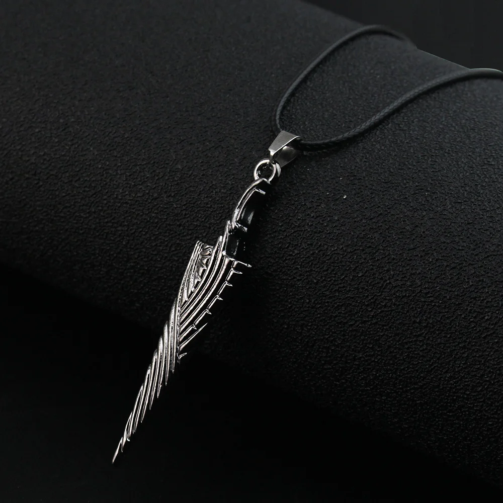Game Hollow Knight Bone Nail Logo Keychains The Pale King Figure Key Chain Jewelry Gift for Women Men Metal Keyring Trinket