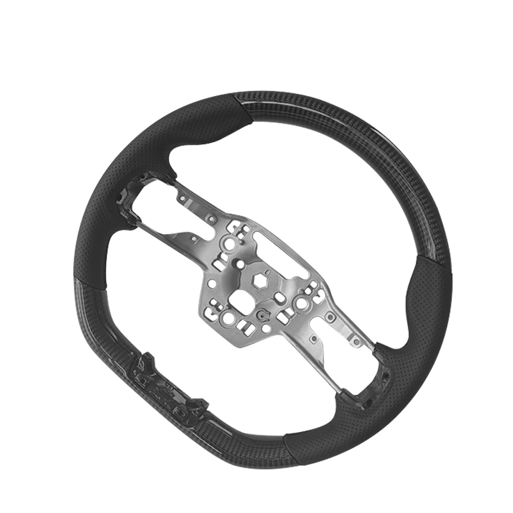 

Car Accessories Real Carbon Fiber Interior Steering Wheel For Ford Mustang 2024