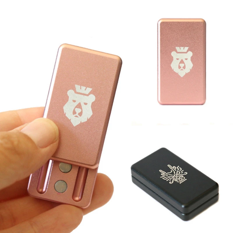 

Metal Magnetic Push Card EDC Alloy Pushing Plate Mechanical Slider Haptic Coin Relieve Stress Relief Toy Fidget Antistresse