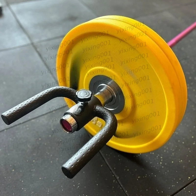 U‑Grip T‑Bar Barbell Handle 50mm Large Hole for Squat Deadlift Hip Thrust Home Gym Training