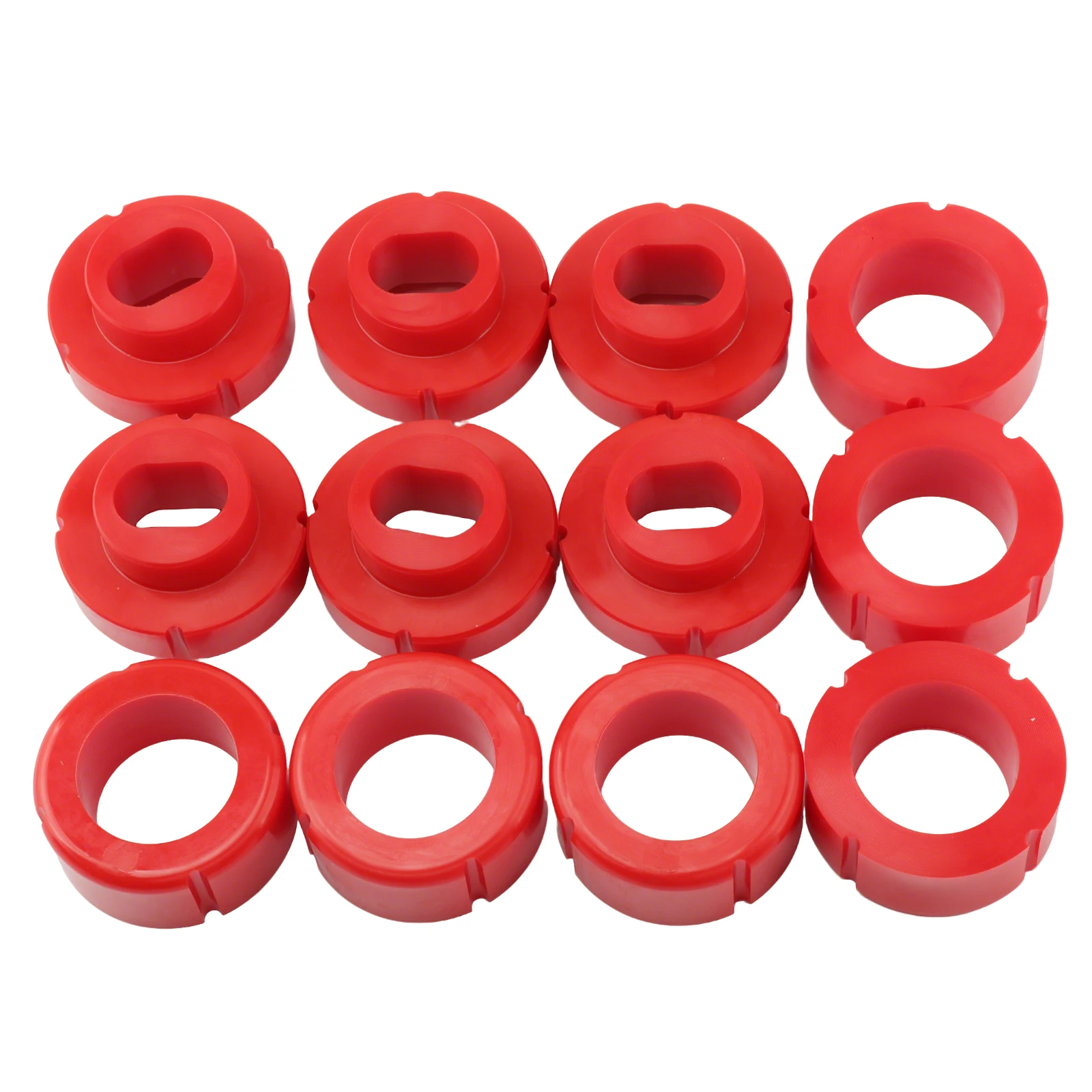 

7-108 Body Mount Kit for Chevy C10 C20 C30 K10 K20 K30 R10 R20 V10 V20 V30 for GMC C1500 C2500 C3500 K1500 1981-1987 Red