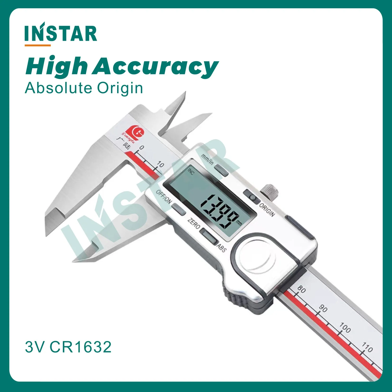 

Electronic Vernier Caliper Absolute Origin 150mm/6" 0.01mm High Accuracy Digital Caliper 200mm 300mm Industrial Quality