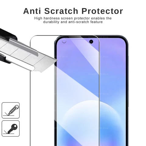 Защитная пленка из закаленного стекла для Samsung Galaxy A57, A56, A55, полное покрытие экрана ﻿ Samsung A37, A36, A35 5G/4G, A27, A26, A25