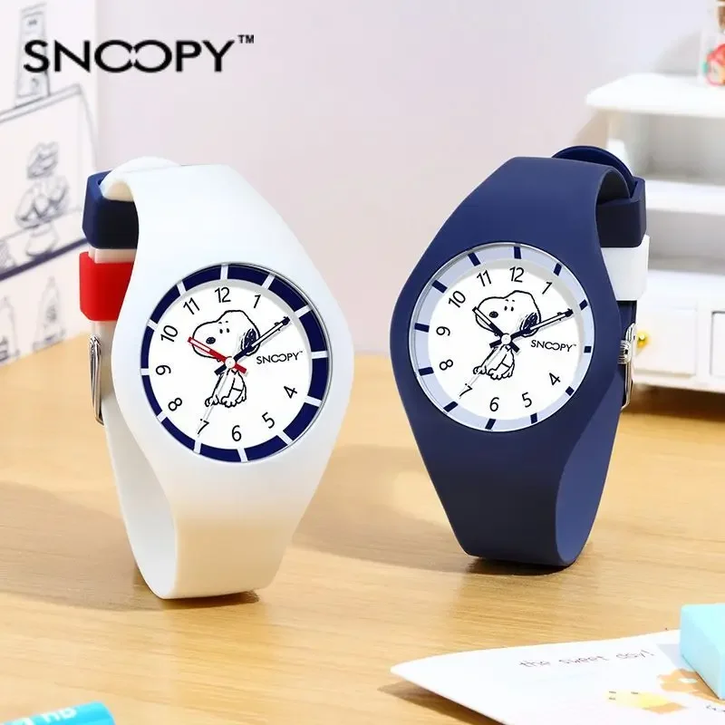 

New Kawaii Anime Cartoon series Snoopy Explosive Creative Exquisite Cute Girl Watch Student Couple Gift Girl Heart Hot Sale