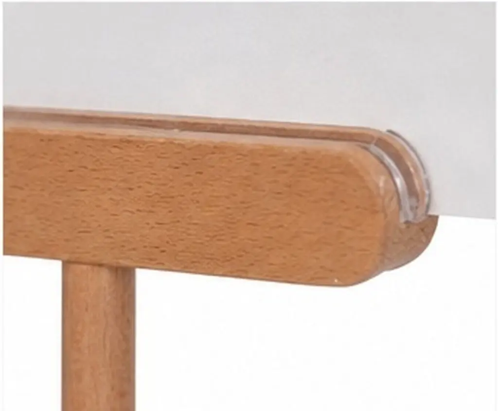 Wooden Price Tag Holder Clip-on A4 Size Rotating Double Sided Sign Clips for Table Display Retail Store Countertop Label Display